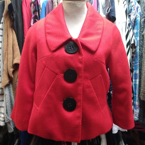 Jackets & Coats Coffee Shop Big Button Blazer Poshmark